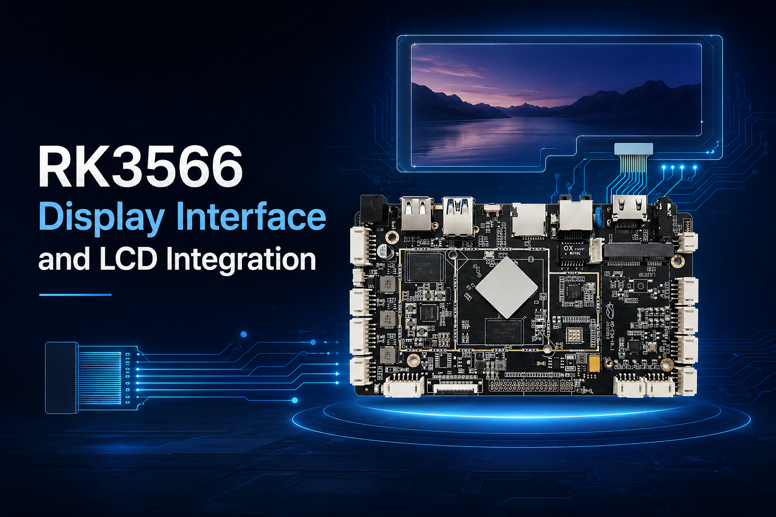 RK3566 Display Interface and LCD Integration