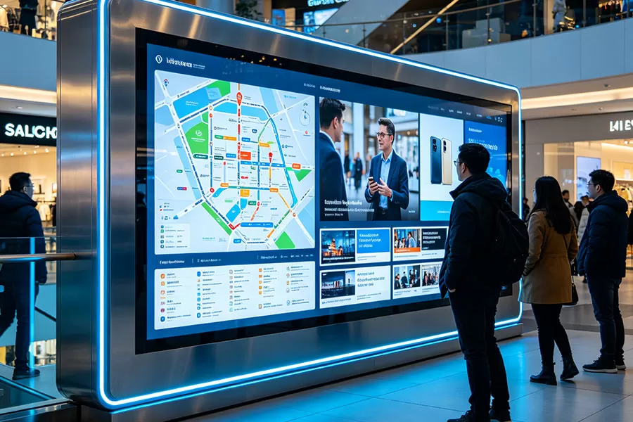 interactive touch screen displays
