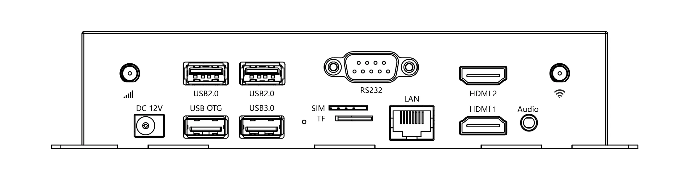 structural of 0146 rk3568 media player box