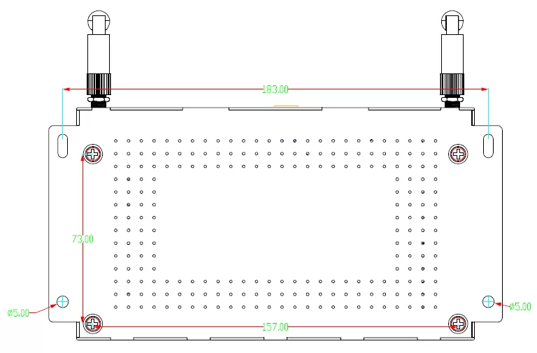 structure of 0130 rk3328 media player box